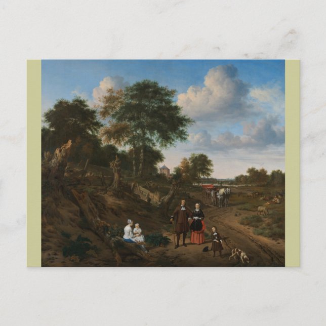 Postcard landscape family (Front)