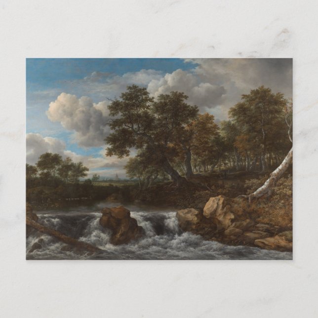 Postcard landscape waterfall (Front)