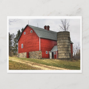 Postcard, Lebsock barn Postcard
