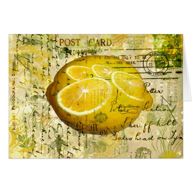 Postcard Lemons (Front Horizontal)