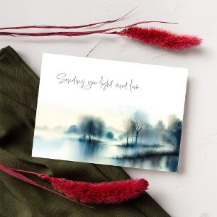 Postcard "Light and love"