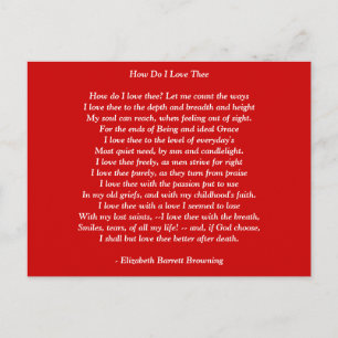 Postcard-Love Art-Love Poem 14 Postcard
