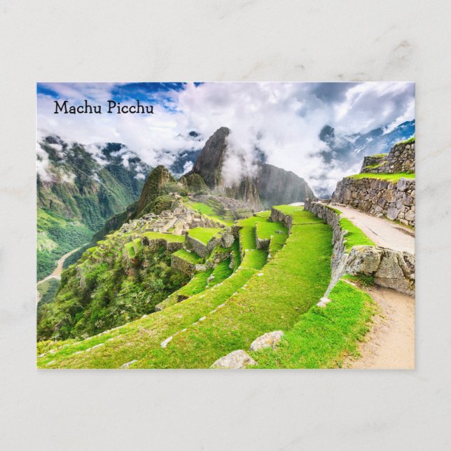 Postcard Machu Picchu, Cusco - Peru (Front)
