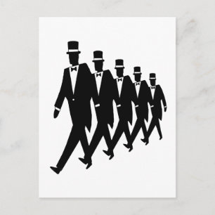 Postcard: March of the Tuxes Postcard