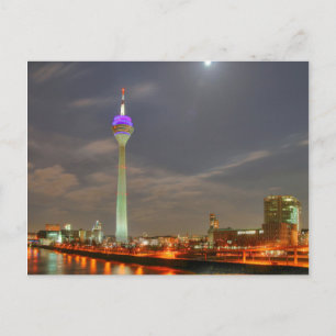 Postcard Medienhafen with Rheinturm in Düsseldorf
