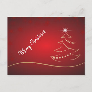 Postcard. Merry Christmas. Holiday Postcard