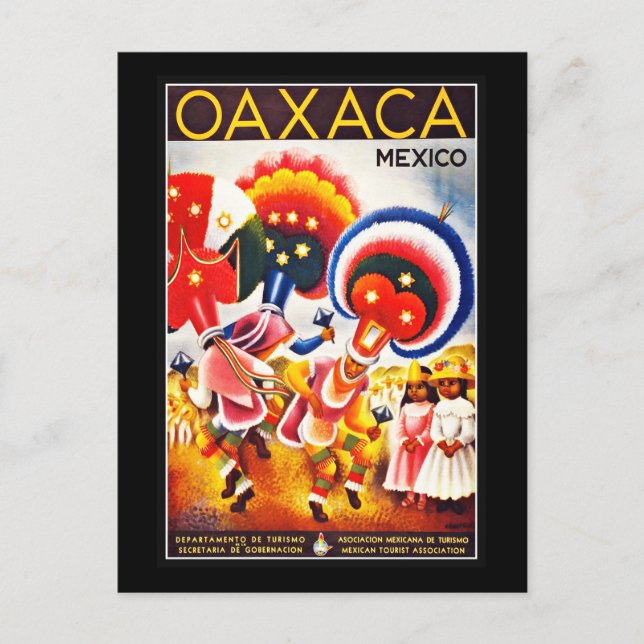 Postcard Mexico Greetings Vintage (Front)