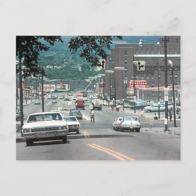 Postcard Mulberry St. Scranton Pa. (Front)