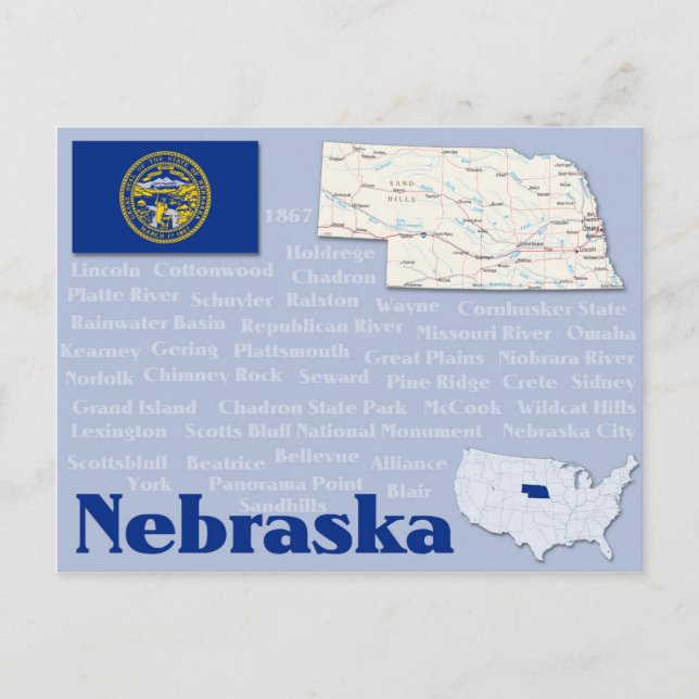 Postcard "Nebraska" (Front)