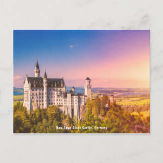 Postcard New Swan Stone Castle, Germany 德國•新天鵝堡