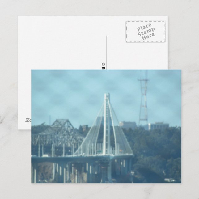 Postcard - Oakland Bay Bridge Tower (Front/Back)