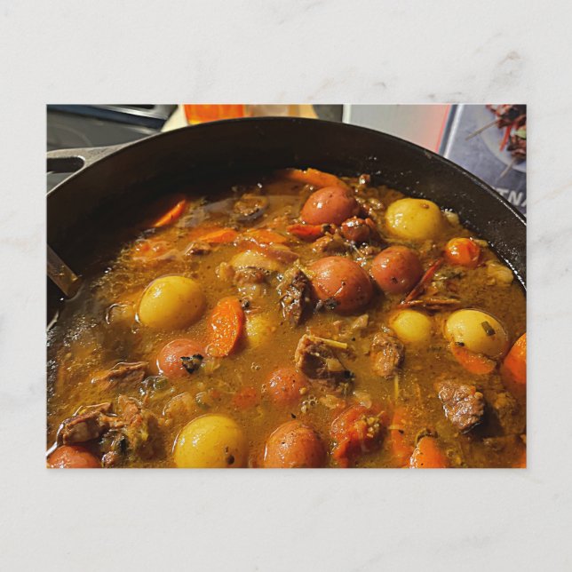 Postcard of Beef Stew (Front)