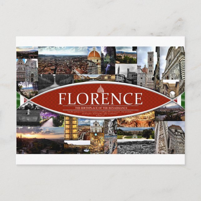 Postcard of Florence (Front)