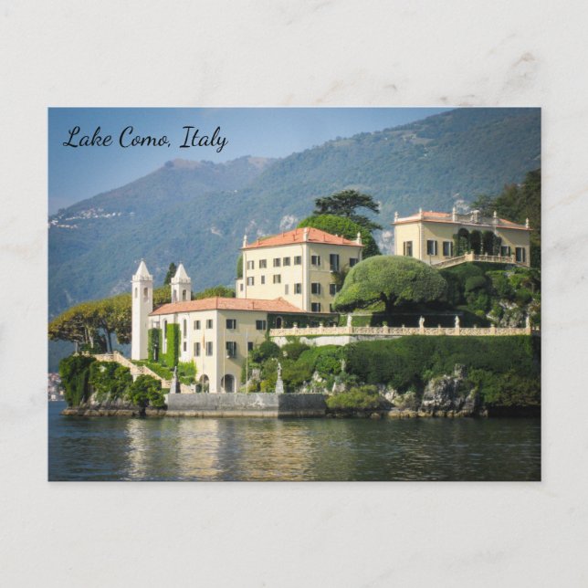 Postcard of Lake Como Italy (Front)