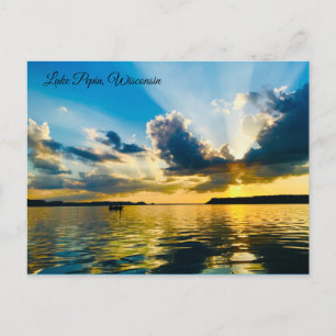 Postcard of Lake Pepin, Wisconsin