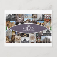 Postcard of Milan