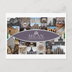 Postcard of Milan