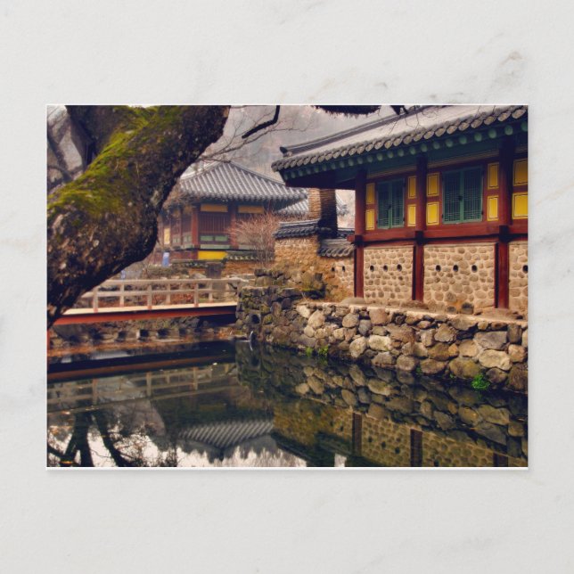 Postcard of Songgwangsa, South Korea (Front)