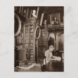 Postcard of the reading room