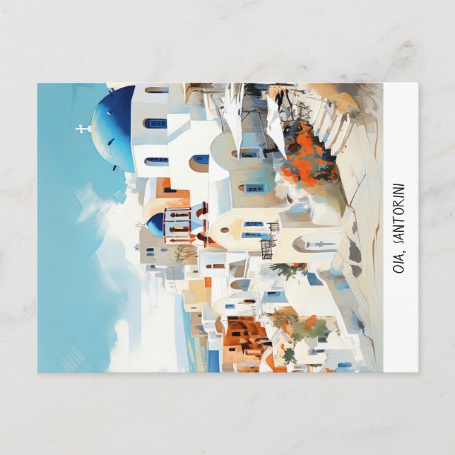 Postcard Oia Santorini (Front)