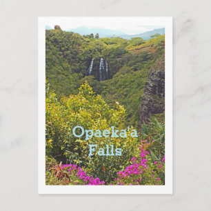 POSTCARD, "OPAEKA'A FALLS (KAUAI, HAWAII) POSTCARD