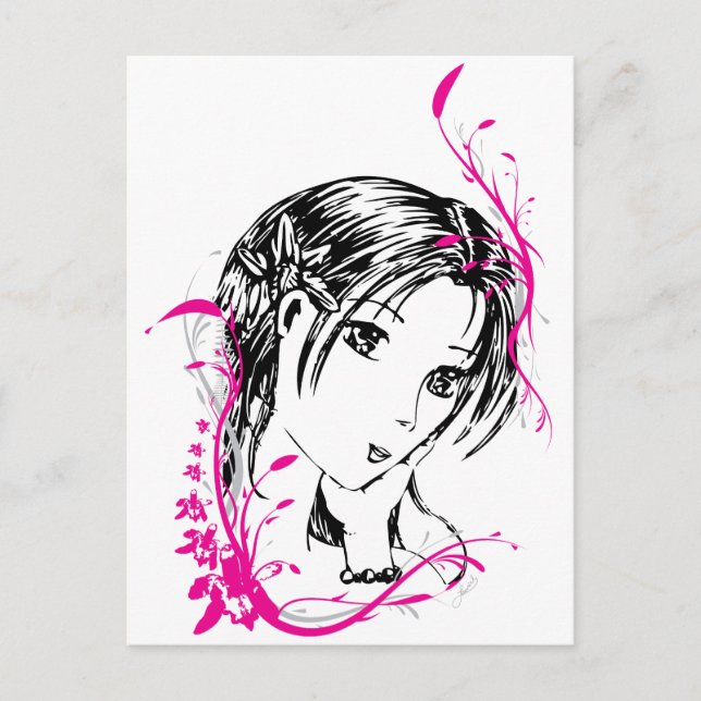 Postcard - Orchid (Front)