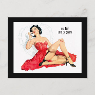 Postcard Pin up Girls Art Vintage Retro 56