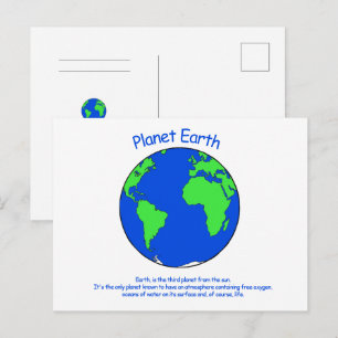 Postcard Planet Earth