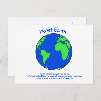 Postcard Planet Earth