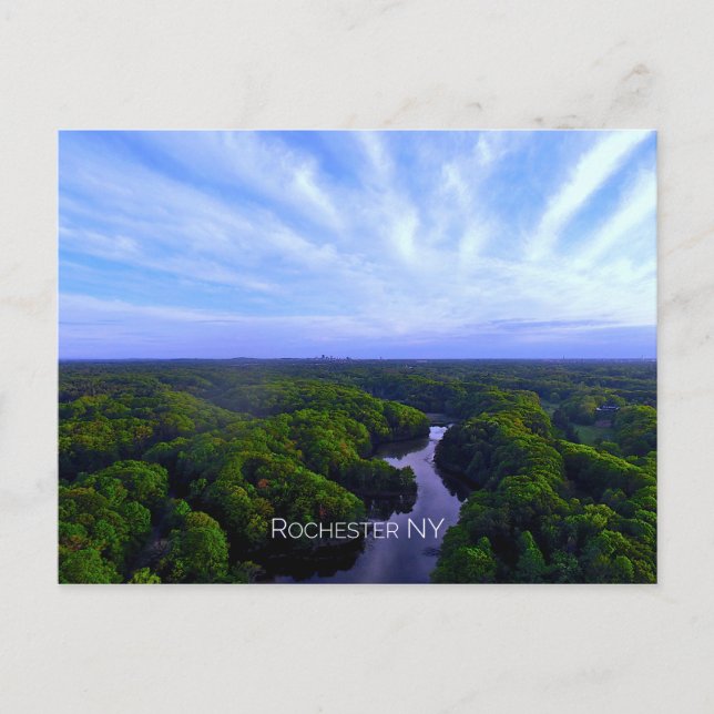 Postcard - Rochester from Lake Ontario (Front)