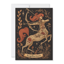 Postcard - Sagittarius Celestial Zodiac Art 