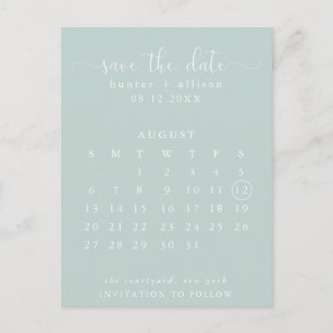 Postcard   Save The Date   Calendar