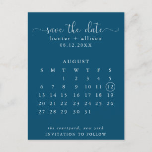 Postcard   Save The Date   Calendar