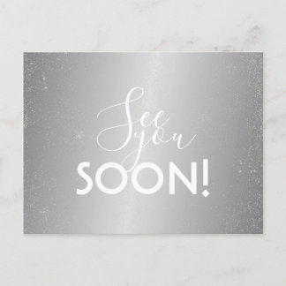 Postcard - See You Soon Silver