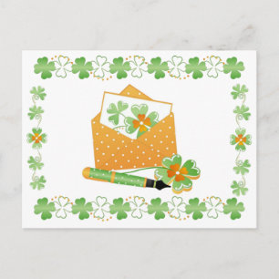 Postcard-Sending Irish Love Postcard