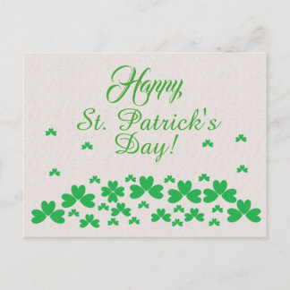 Postcard - Shamrocks