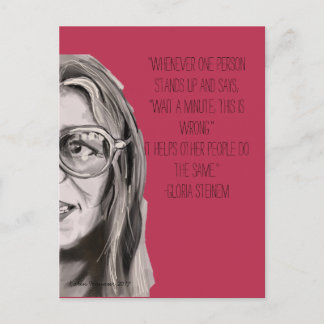 postcard Sisterhood series- Gloria