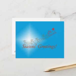 Postcard - Sleigh Greetings