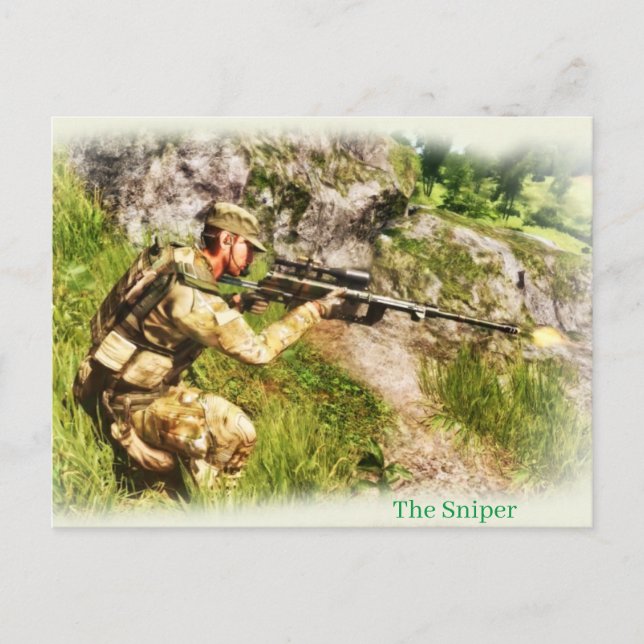 Postcard:Sniper Postcard (Front)