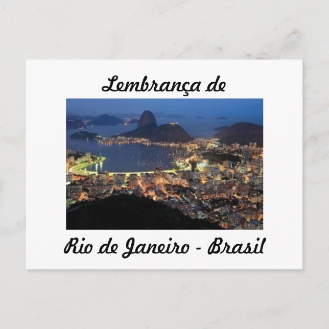 Postcard souvenir from Rio de Janeiro (Front)
