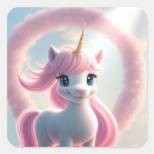 POSTCARD SQUARE STICKER