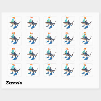 Postcard Square Sticker