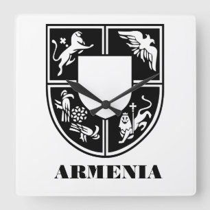 Postcard Square Wall Clock
