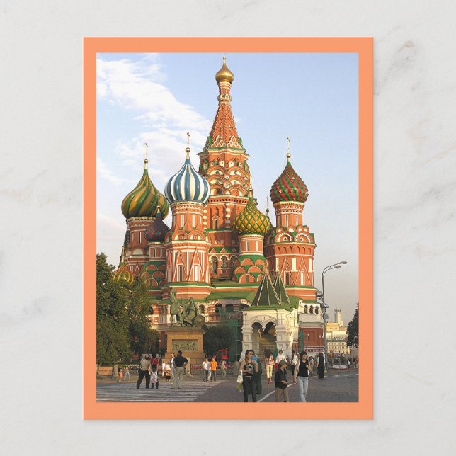 postcard, "St.Basil's, Moscow" Postcard (Front)