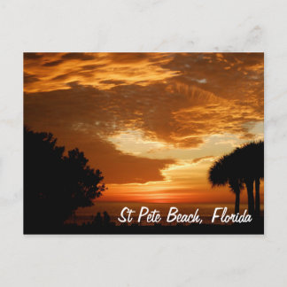 Postcard - St. Pete Beach Sunset - Customized