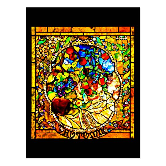 Postcard-Stained Glass-Louis Tiffany 12 Postcard