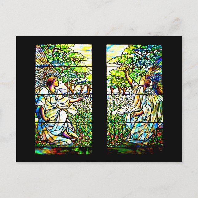 Postcard-Stained Glass-Louis Tiffany 13 Postcard (Front)