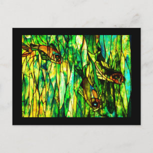 Postcard-Stained Glass-Tiffany 13 Postcard