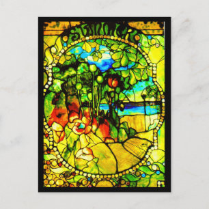 Postcard-Stained Glass-Tiffany 3 Postcard