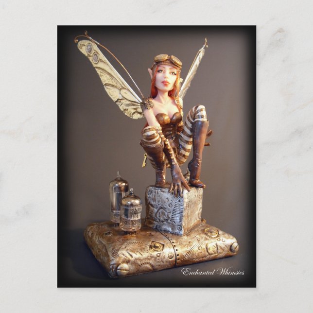 Postcard "Steampunk Fairy" (Front)